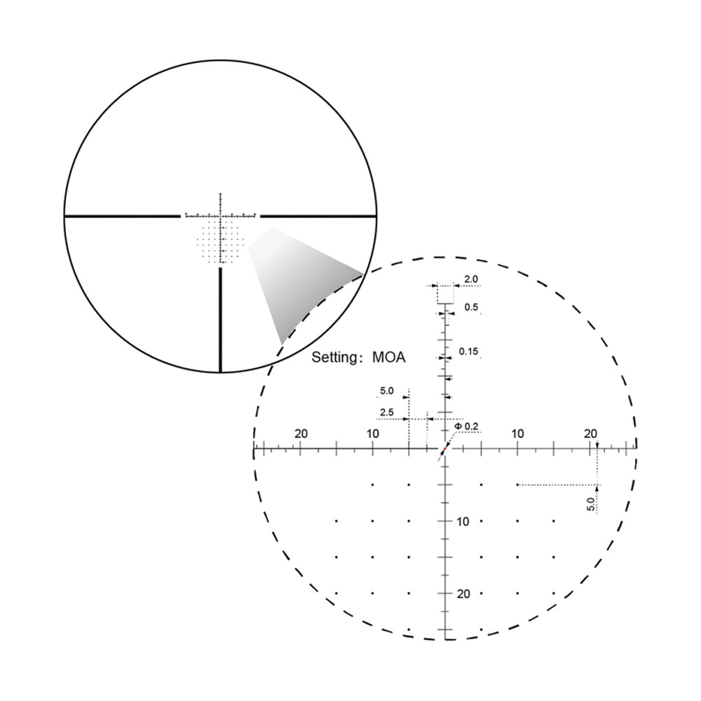 Оптический прицел Vector Optics 30 мм FFP Sentinel 5-25×50 HD Оптический прицел Vector Optics 30 мм FFP Sentinel 5-25x50 HD