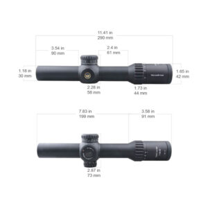 Оптический прицел Vector Optics 34мм FFP Continental x6 1-6x28