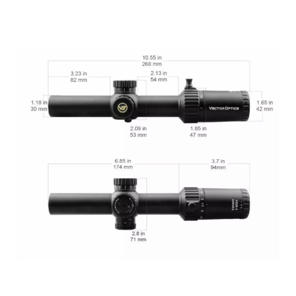 Оптический прицел Vector Optics 30мм FFP Taurus 1-6×24 Оптический прицел Vector Optics 30мм FFP Taurus 1-6x24