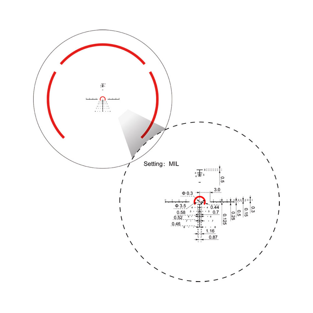 Оптический прицел Vector Optics 30 мм FFP Constantine 1-8X24 RAR Оптический прицел Vector Optics 30 мм FFP Constantine 1-8X24 RAR