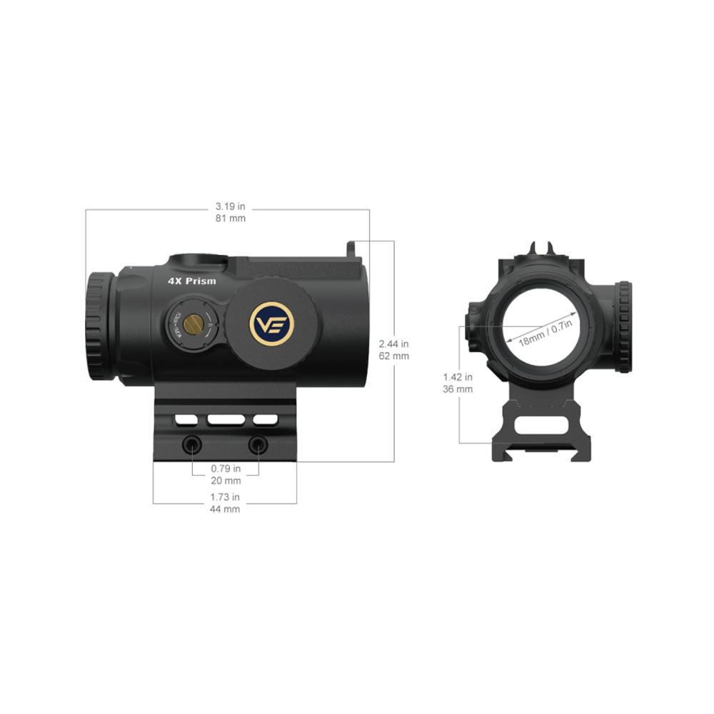 Оптический прицел Vector Optics Paragon 4×24 Micro Prism Оптический прицел Vector Optics Paragon 4x24 Micro Prism