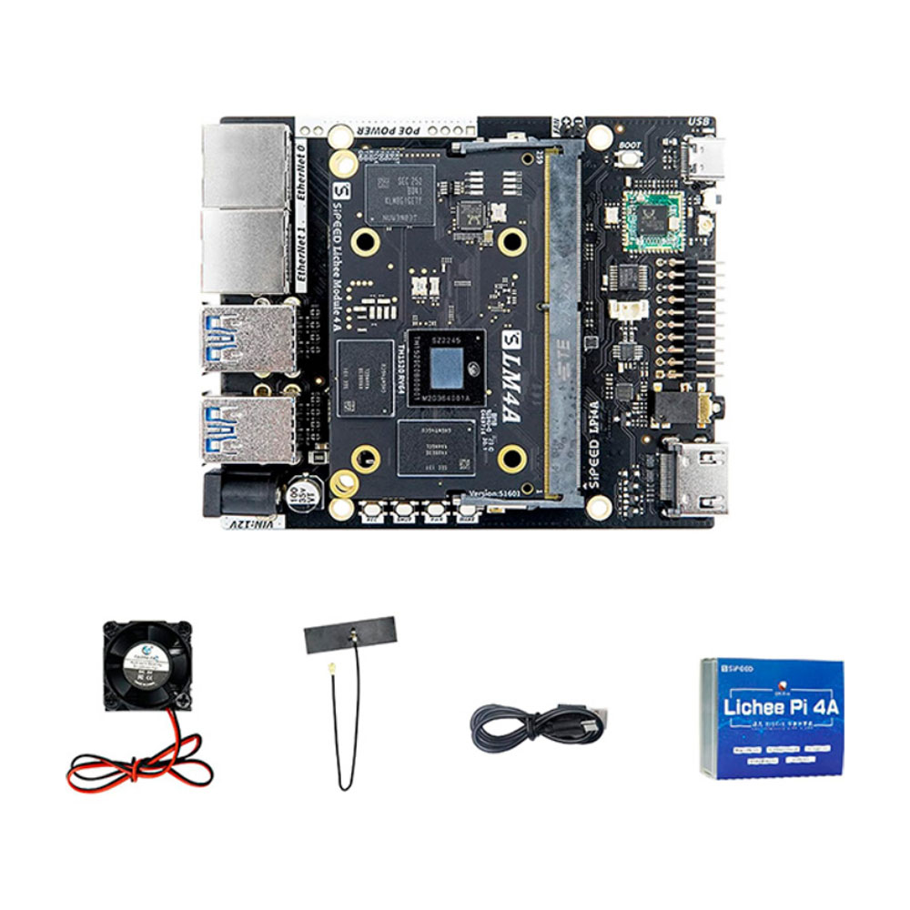 Микрокомпьютер Lichee Pi 4A 16Gb/128eMMC Микрокомпьютер Lichee Pi 4A 16Gb/128eMMC