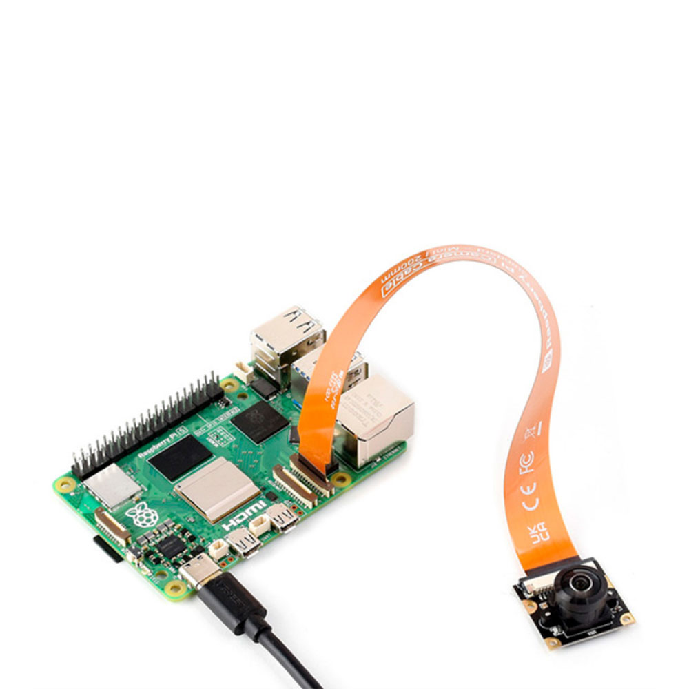Официальный FPC шлейф 200 мм для Raspberry Pi 5 и камер CSI Официальный FPC шлейф 200 мм для Raspberry Pi 5 и камер CSI