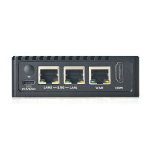 Одноплатный мини-компьютер NanoPi R5S-LTS 4Гб RAM/64Гб eMMC в металлическом корпусе