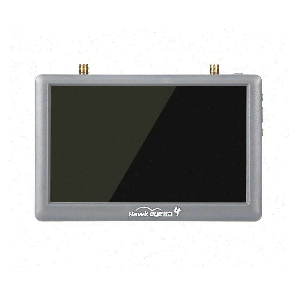 FPV монитор Hawkeye Little Pilot 4 FPV монитор 4.9-6 ГГц, 104CH с встроенным DVR и двумя приемниками, 800×480 LED экран FPV монитор Hawkeye Little Pilot 4 FPV монитор 4.9-6 ГГц, 104CH с встроенным DVR и двумя приемниками, 800x480 LED экран